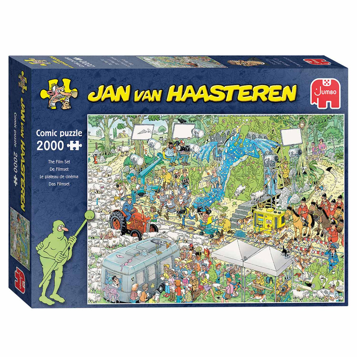 Jumbo Jan Van Haasterren Pluzzle - The Film Set, 2000st.