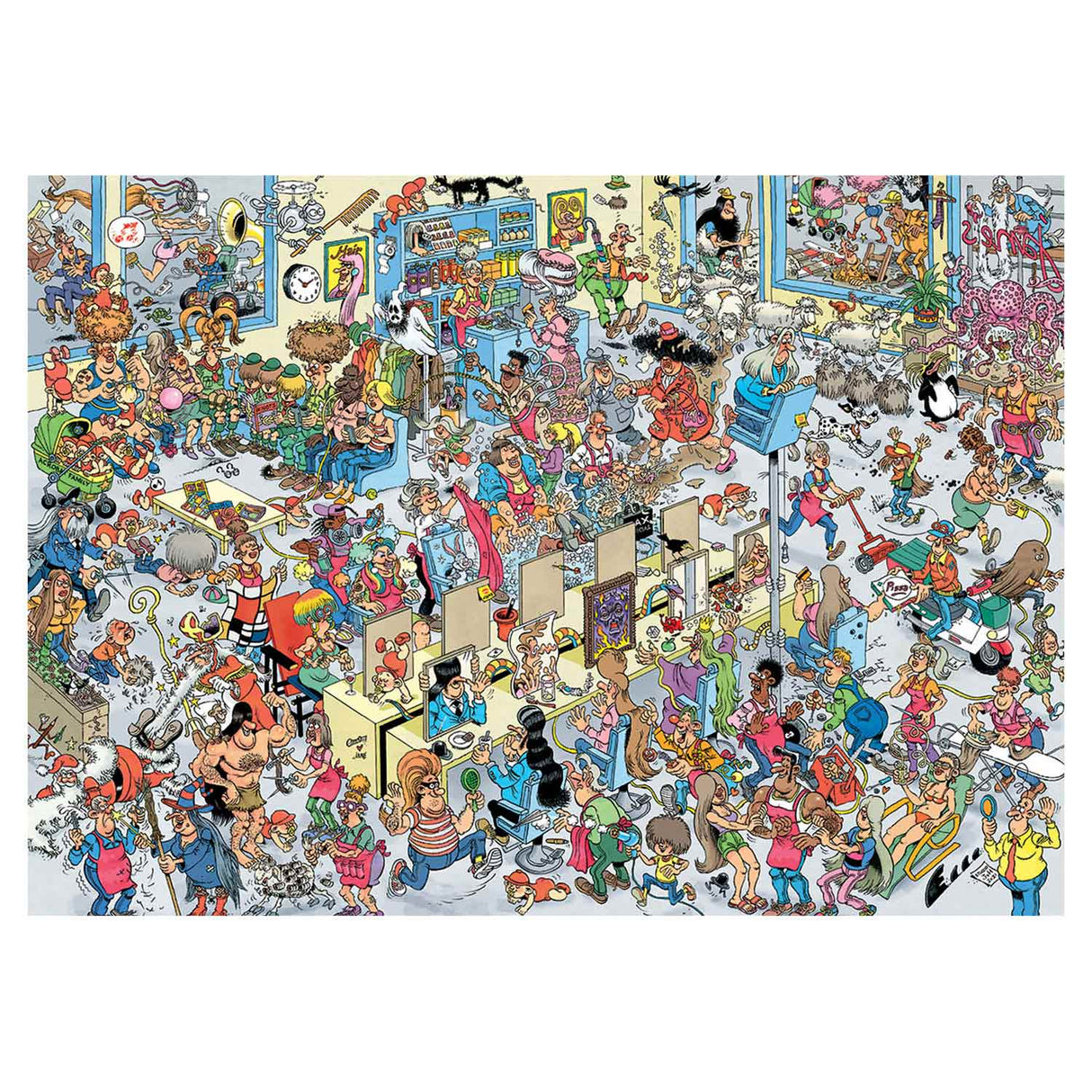 Jan Van Haasteren Jigsaw Puzzle the parrucchiere, 1000st.