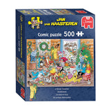 Jan Van Haastereren Puzzzel Puzzle Chrëschtdag Jitters, 500st.