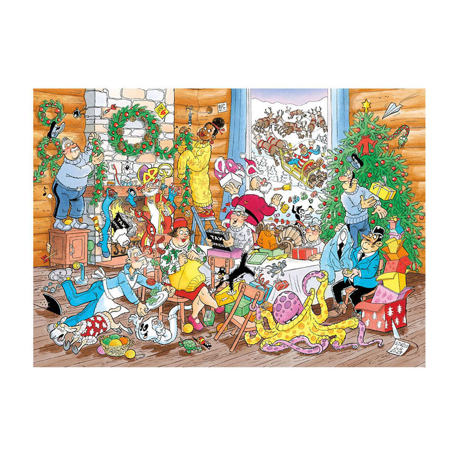 Jan Van Haastereren Puzzzel Puzzle Chrëschtdag Jitters, 500st.