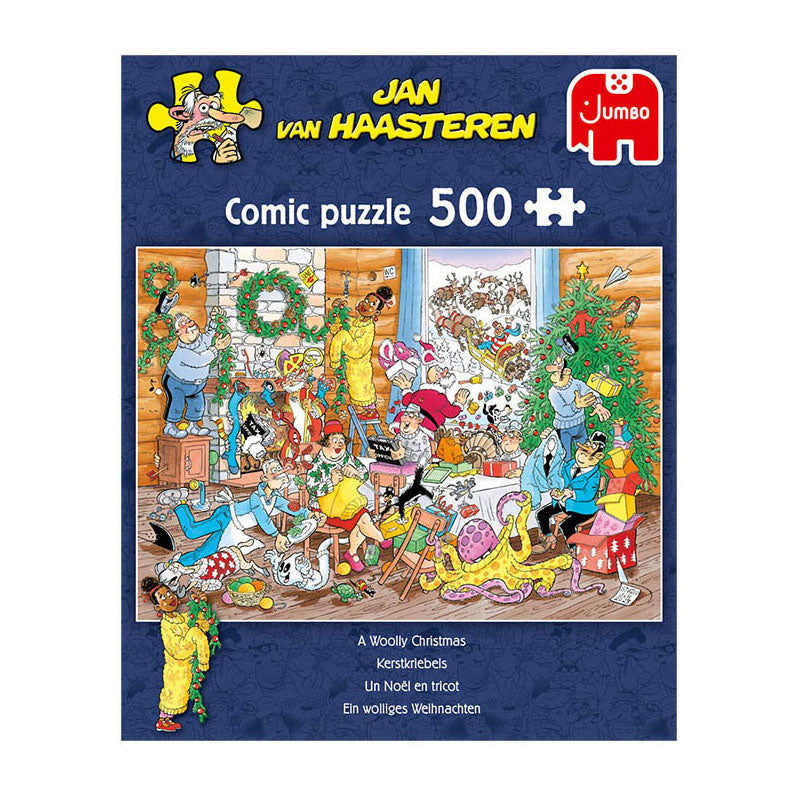Jan Van Haastereren Puzzzel Puzzle Chrëschtdag Jitters, 500st.