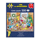 Jan Van Haastereren Puzzzel Puzzle Chrëschtdag Jitters, 500st.