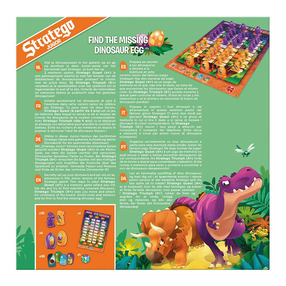 Jumbo Stratego Junior Dino's Board Game