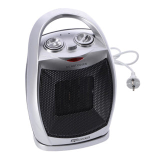 Druge blagovne znamke Termozeta nihajoči keramični ventilator 1500W srebrna črna