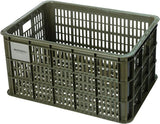 Basil bicycle crate L Groot 40 liters of green