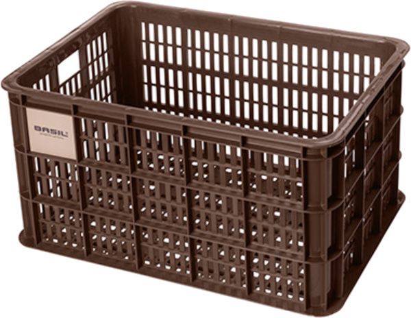 Basilic Bicycle Crate L - velik - 40 litrov - rjava