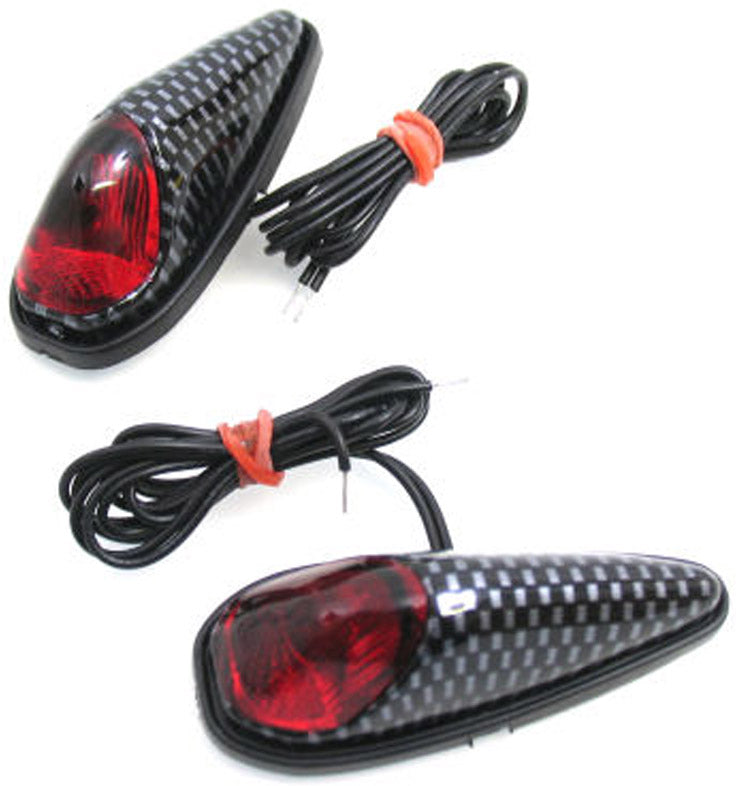 Edge lamp led set plak lamp rood huis carbon