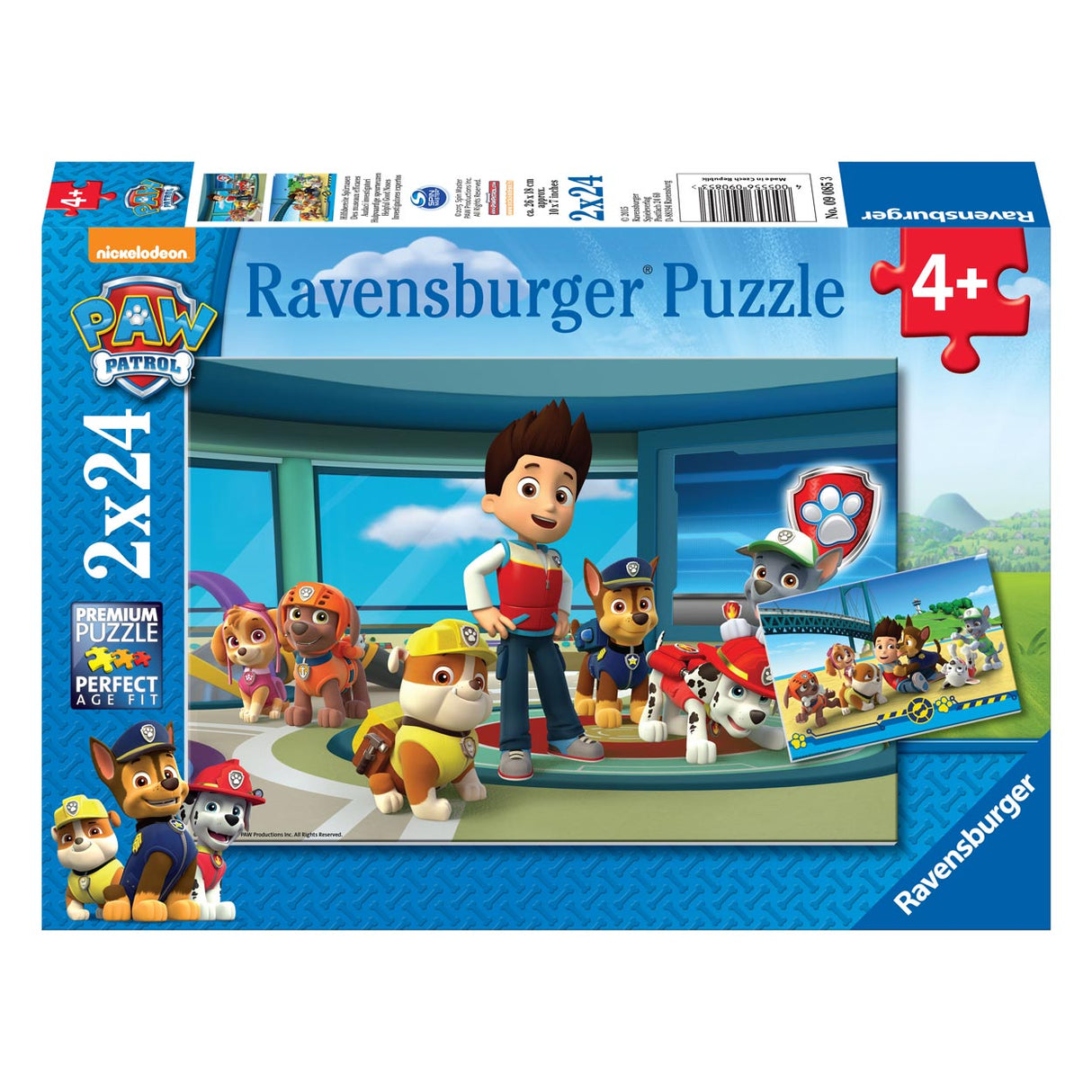 Ravensburger Paw Patrol Puzzle - helpful tracking, 2x24st.