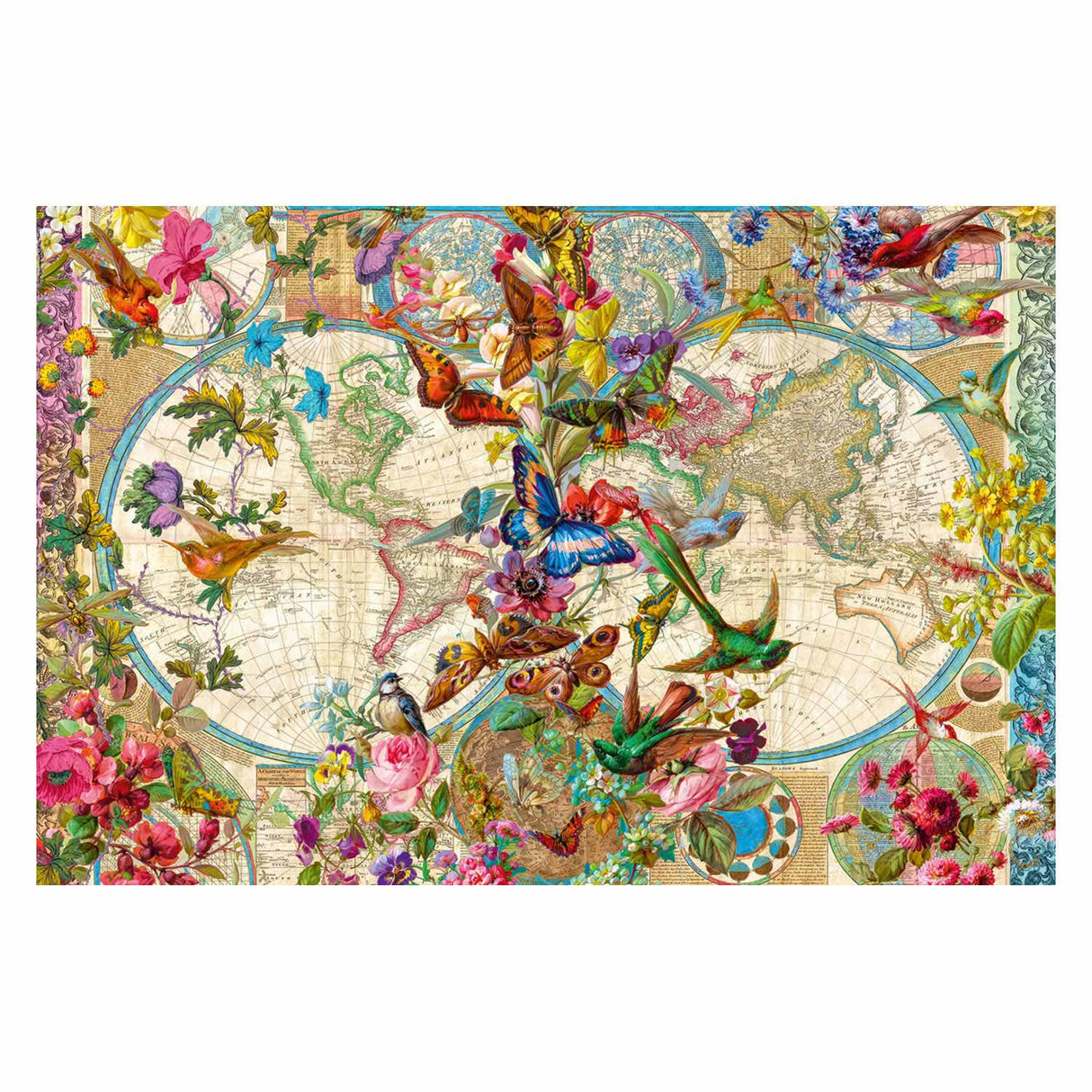 Plora og Fauna World Map, 3000st.