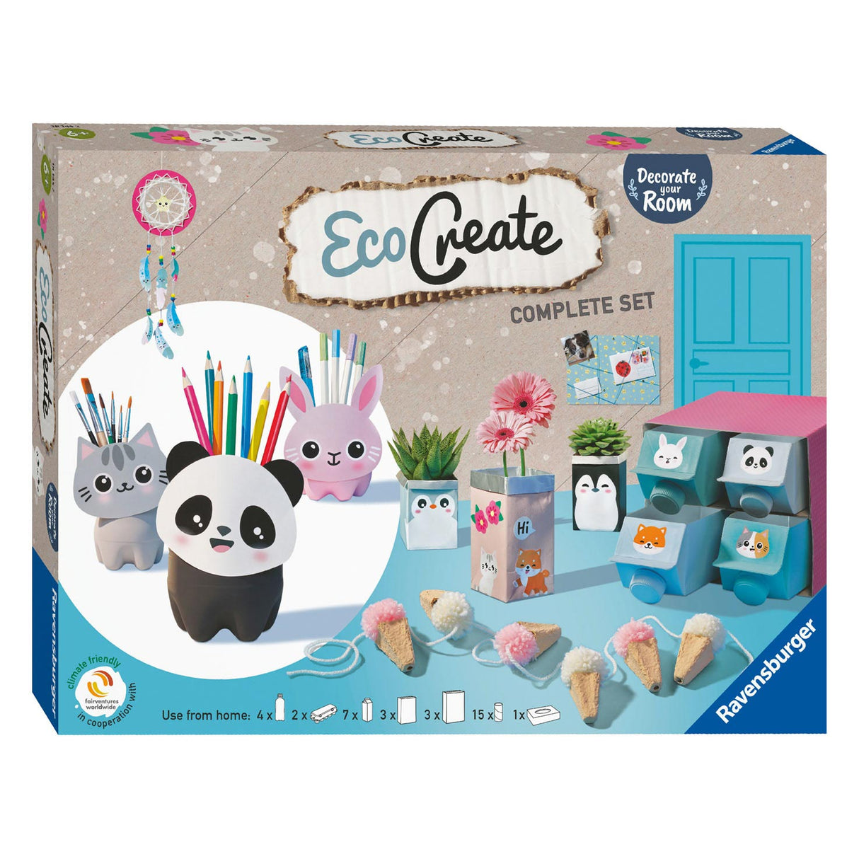 Ecocreate maxi - okrasi moj sobni obrtni komplet