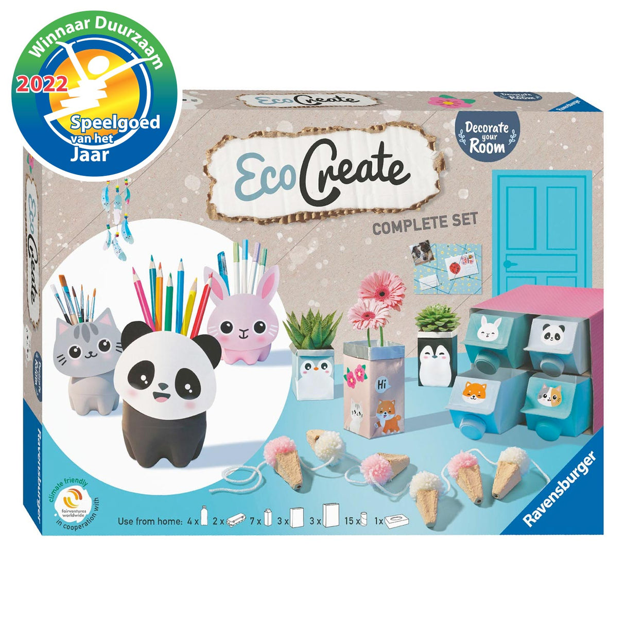 Ecocreate maxi - okrasi moj sobni obrtni komplet