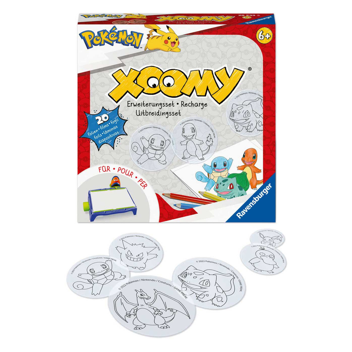Ravensburger Xoovy Doplňování - Pokémon
