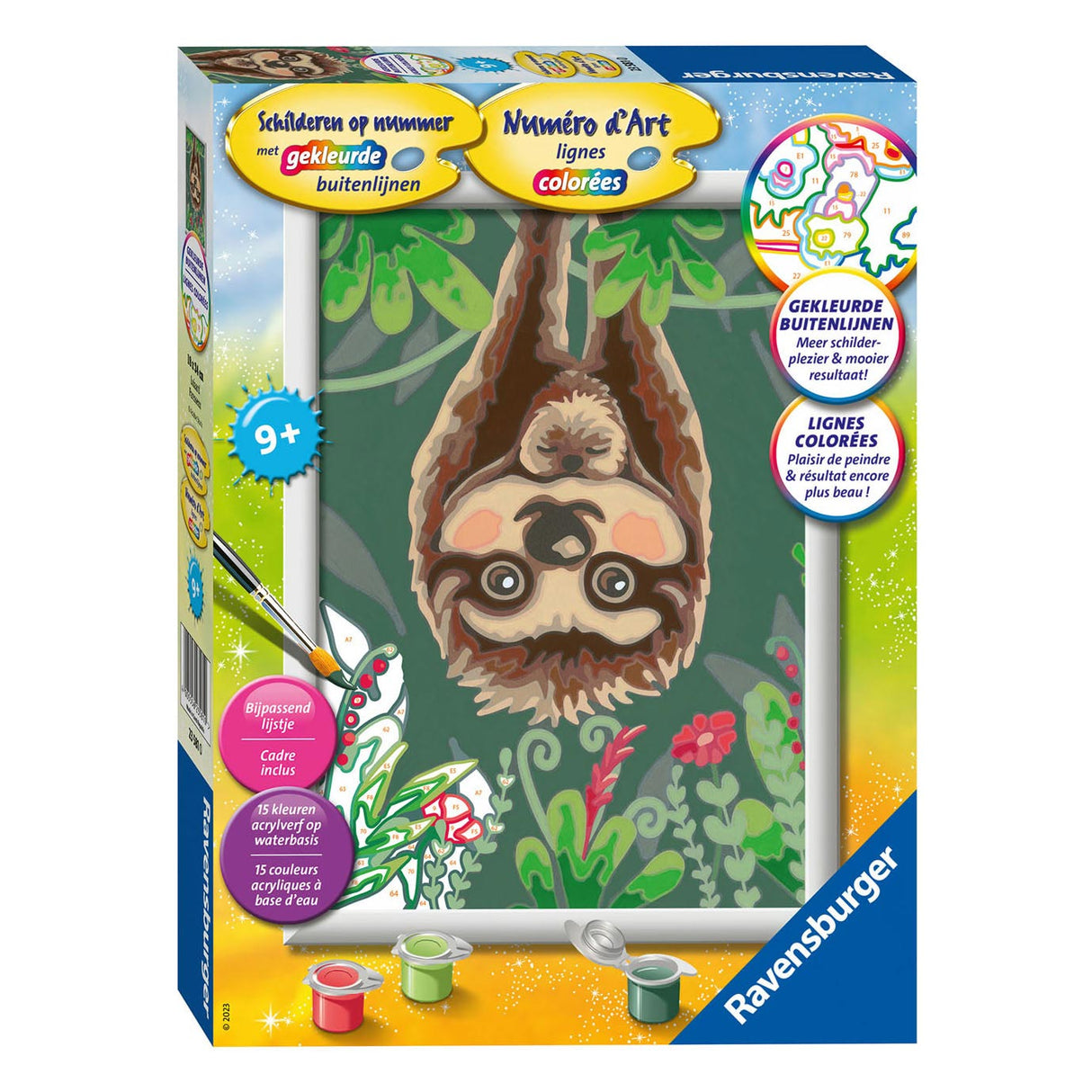 Peinture de Ravensburger par nombre paresseux