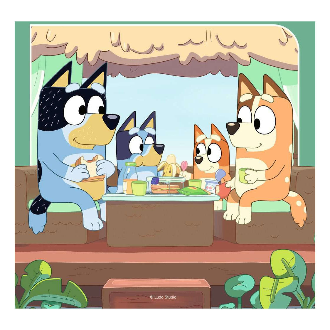Ravensburger - The Adventures of Bluey Leg Puzzle 3x49st.