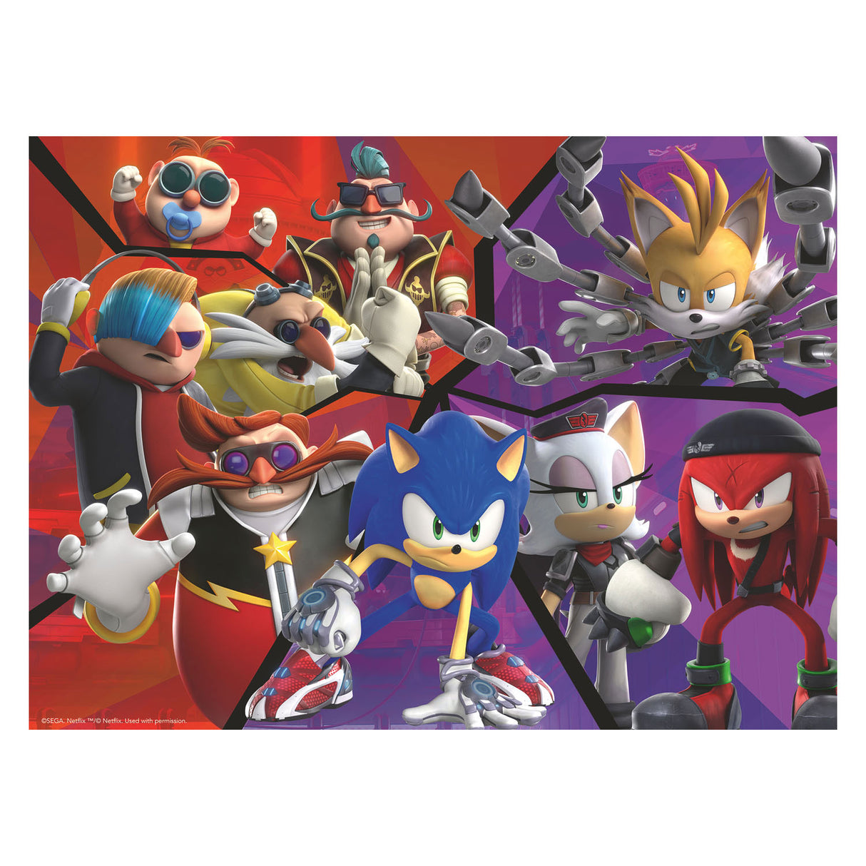 Ravensburger Sonic Prime Jigsaw Puzzle XXL, 100.