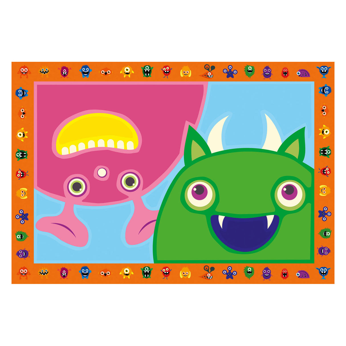 Ravensburger Creart Painting at number - Funny monsters