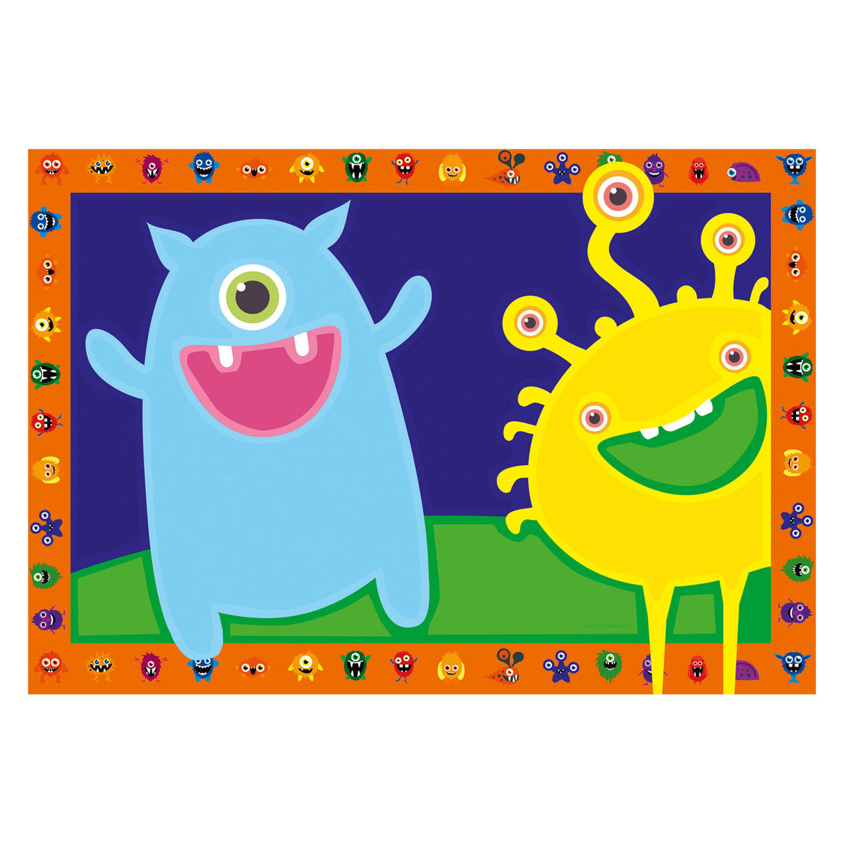 Ravensburger Creart Painting at number - Funny monsters