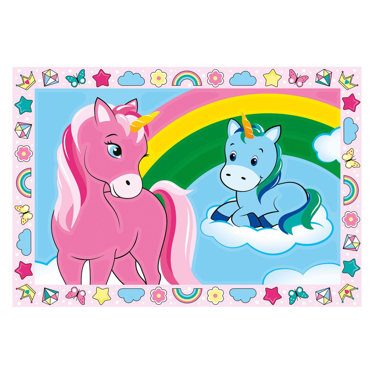 Ravensburger Creart Painting at number - Blije Unicorns