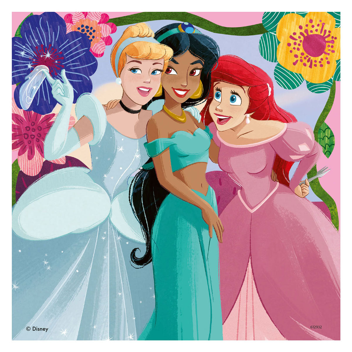 RAVENSBURGER JIGSAW puzzle Disney Princess, 3x49st.