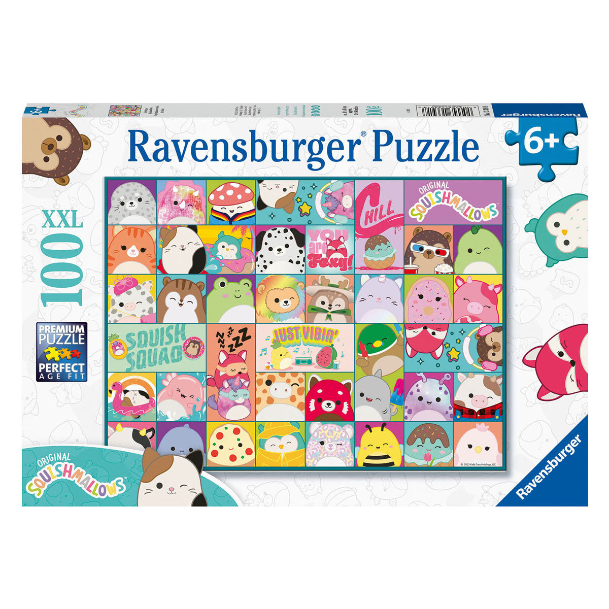 Ravensburger Jigsaw Puzzle XXL Squishmallows, 100e.