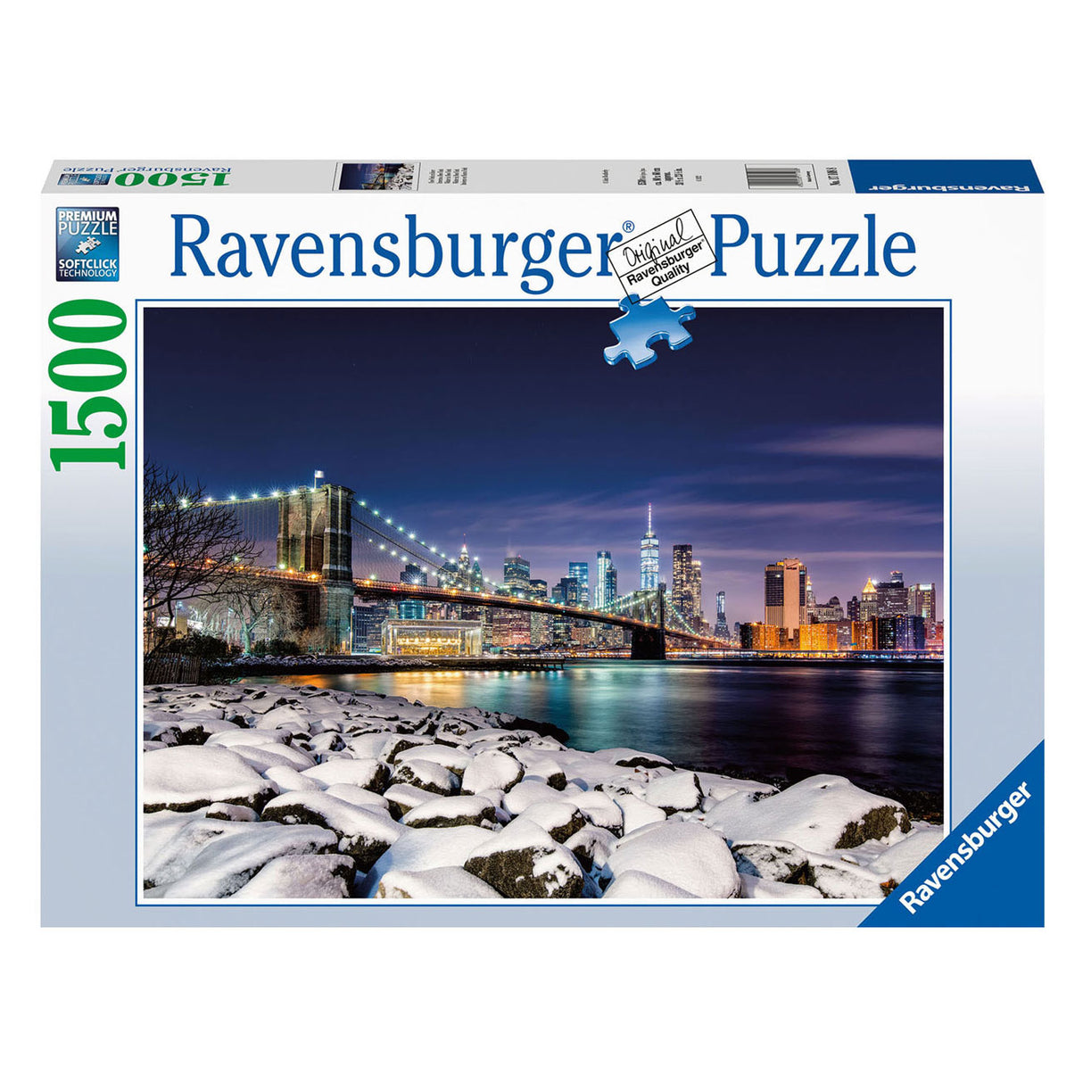 Ravensburger jigsaw puzzle winter in York, 1500st.