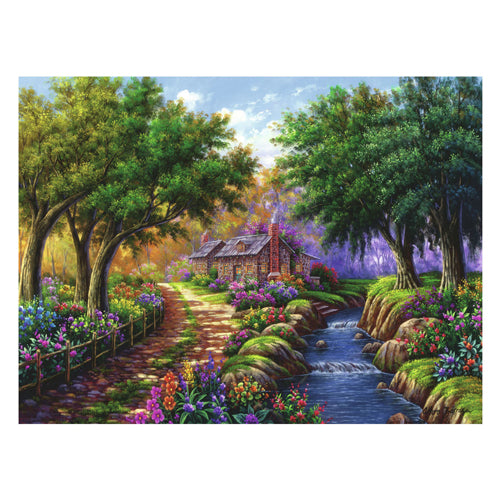 Ravensburger huet de Puzzzel Gîte um Floss, 1500st.