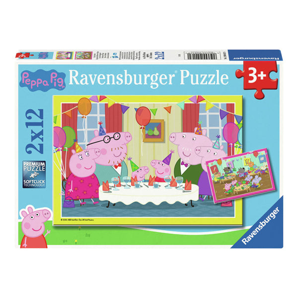 Ravensburger jigsaw puzzle Peppa Pig, 2x12 pcs.