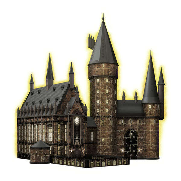 Ravensburger 3d puzzle Harry Potter Bradavice The Great Hall (Night Edition), 540st.