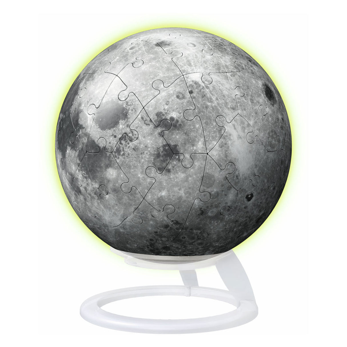 Ravensburger 3d Puzzle Ball Maan Glow dans l'obscurité, 72e.