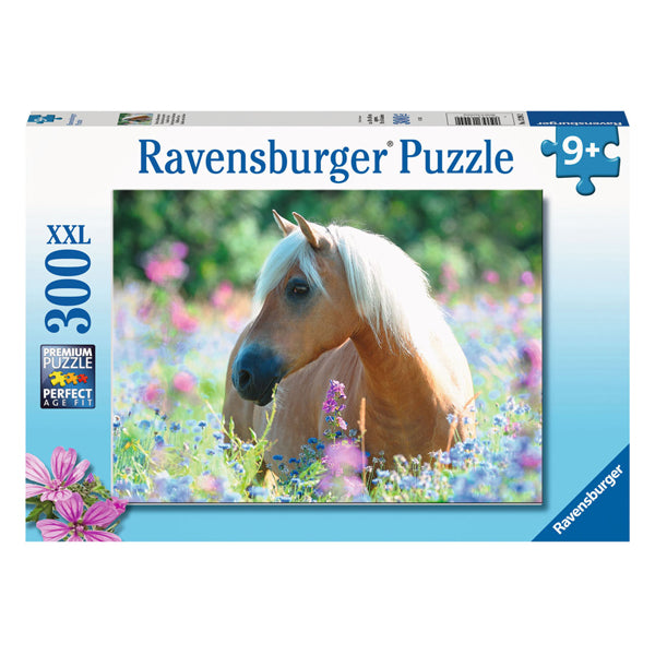 Ravensburger jigsaw puzzle XXL horse between the flowers, 300st.