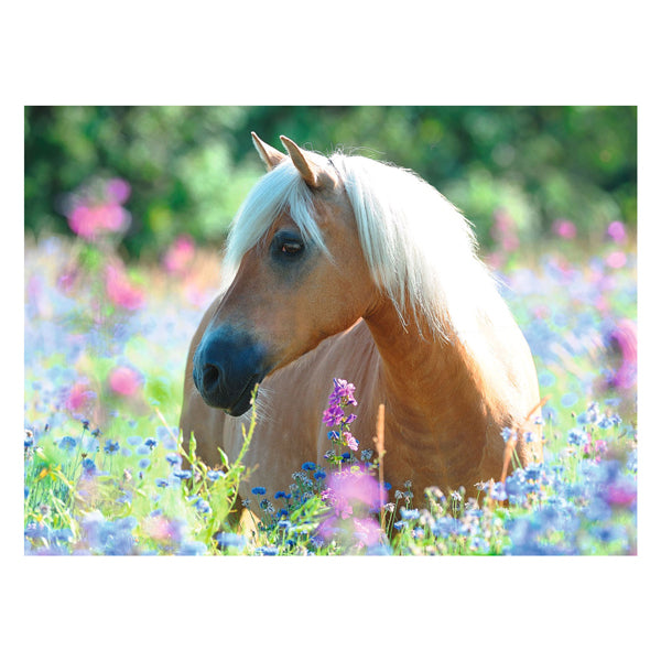 Ravensburger jigsaw puzzle XXL horse between the flowers, 300st.