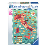 Ravensburger Jigsaw Folder puzzli Włoch Sweet, 1000st.