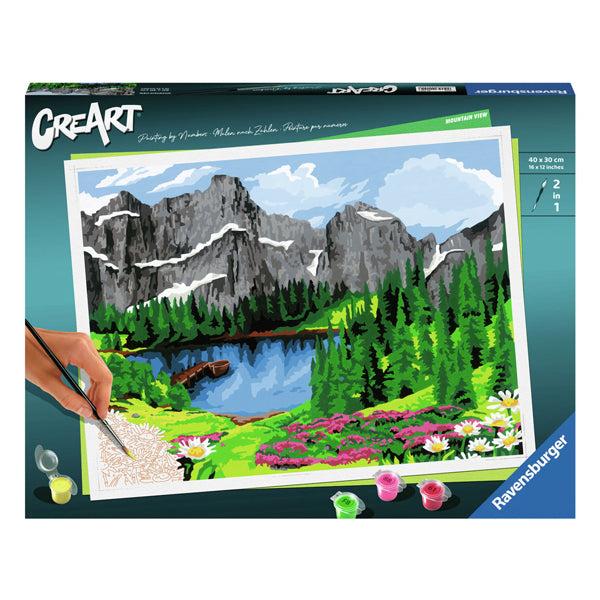 Ravensburger Creart Painting on number Mountain View