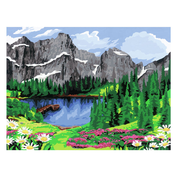 Ravensburger Creart Painting on number Mountain View
