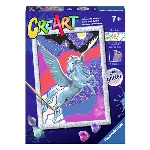 Ravensburger Creart Painting at Number Powerful Pegasus