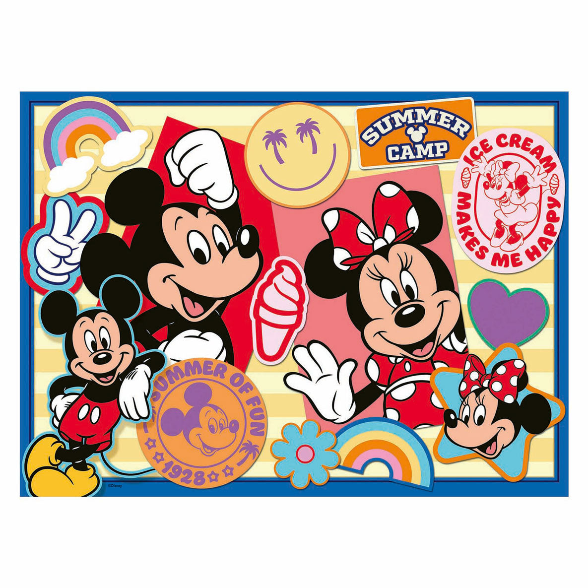 Ravensburger Jigsaw Puzzle XXL Mickey och Minnie, 200st.
