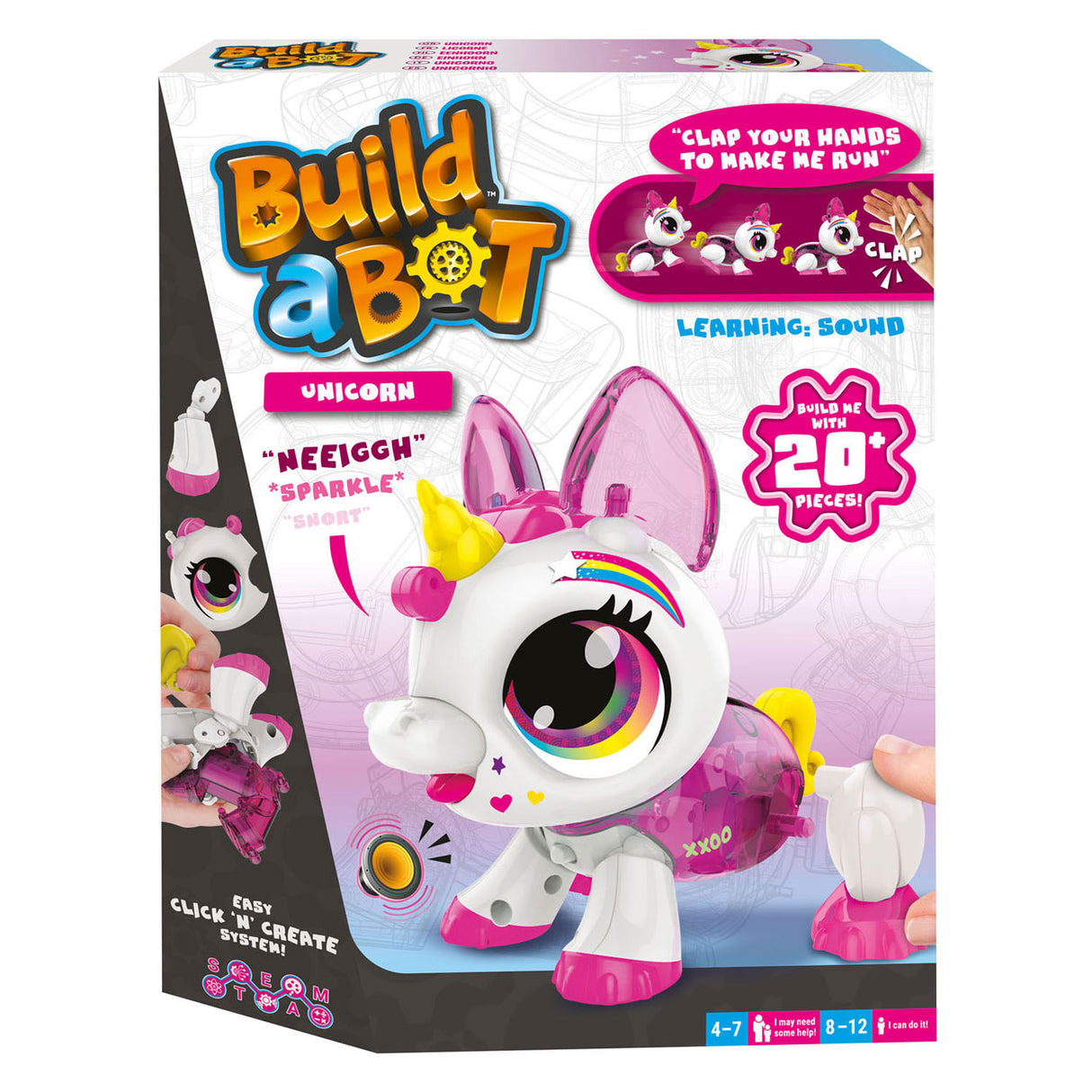 Goliath build a bone unicorn interactive robot