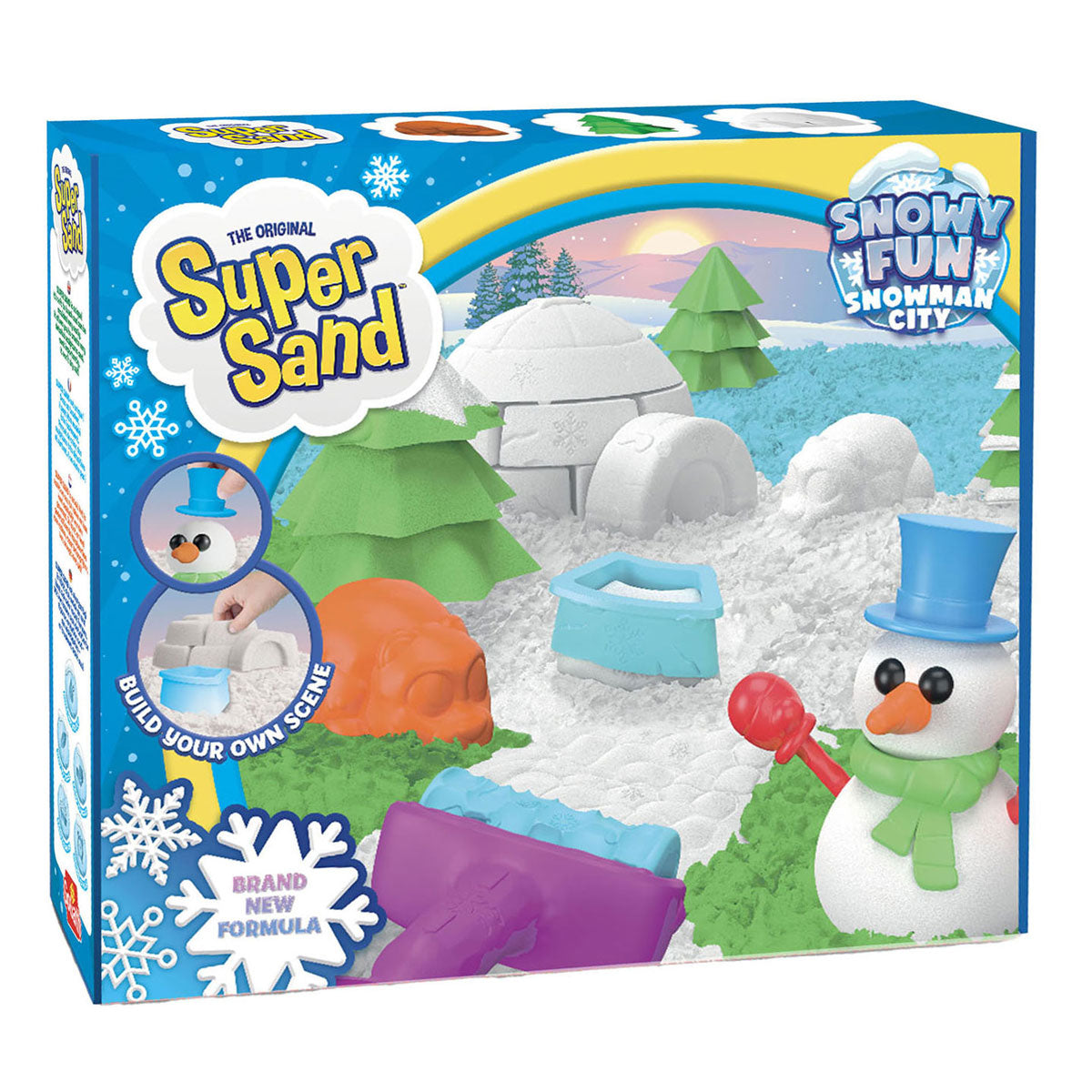 Super Sand Snowy Fun - Set da gioco di città di neve
