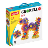 Quercetti georello tandwielenset hond bloem, 80dlg.