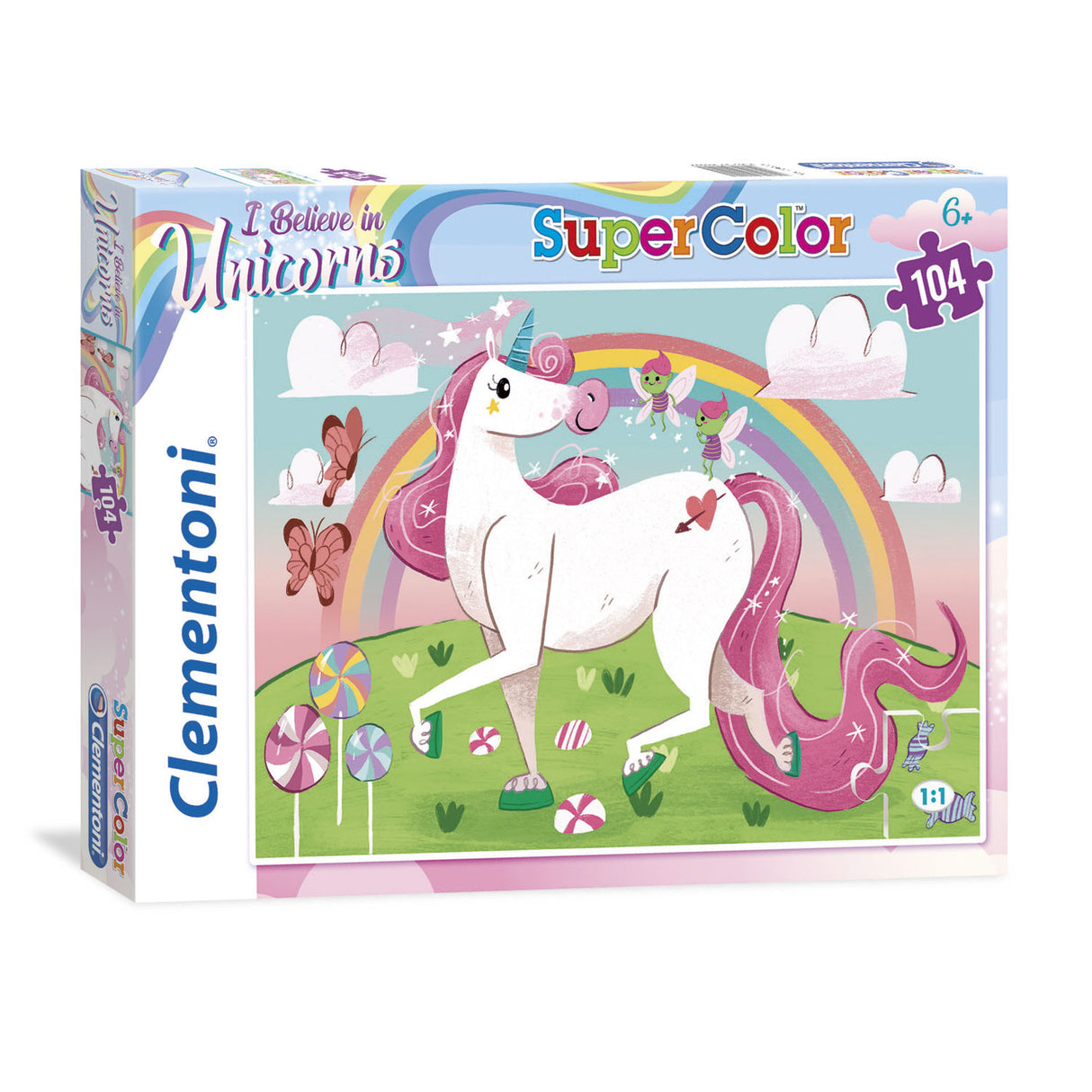 Clemenstoni Puzzle Unicorn, 104ST.