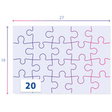 Clemento Puzzle Peppa Pig, 2x20st.