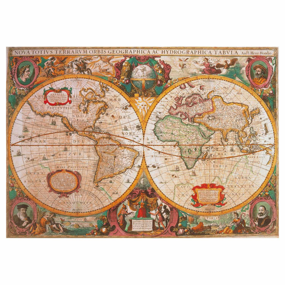Clementoni Puzzle Old World Map, 1000st.