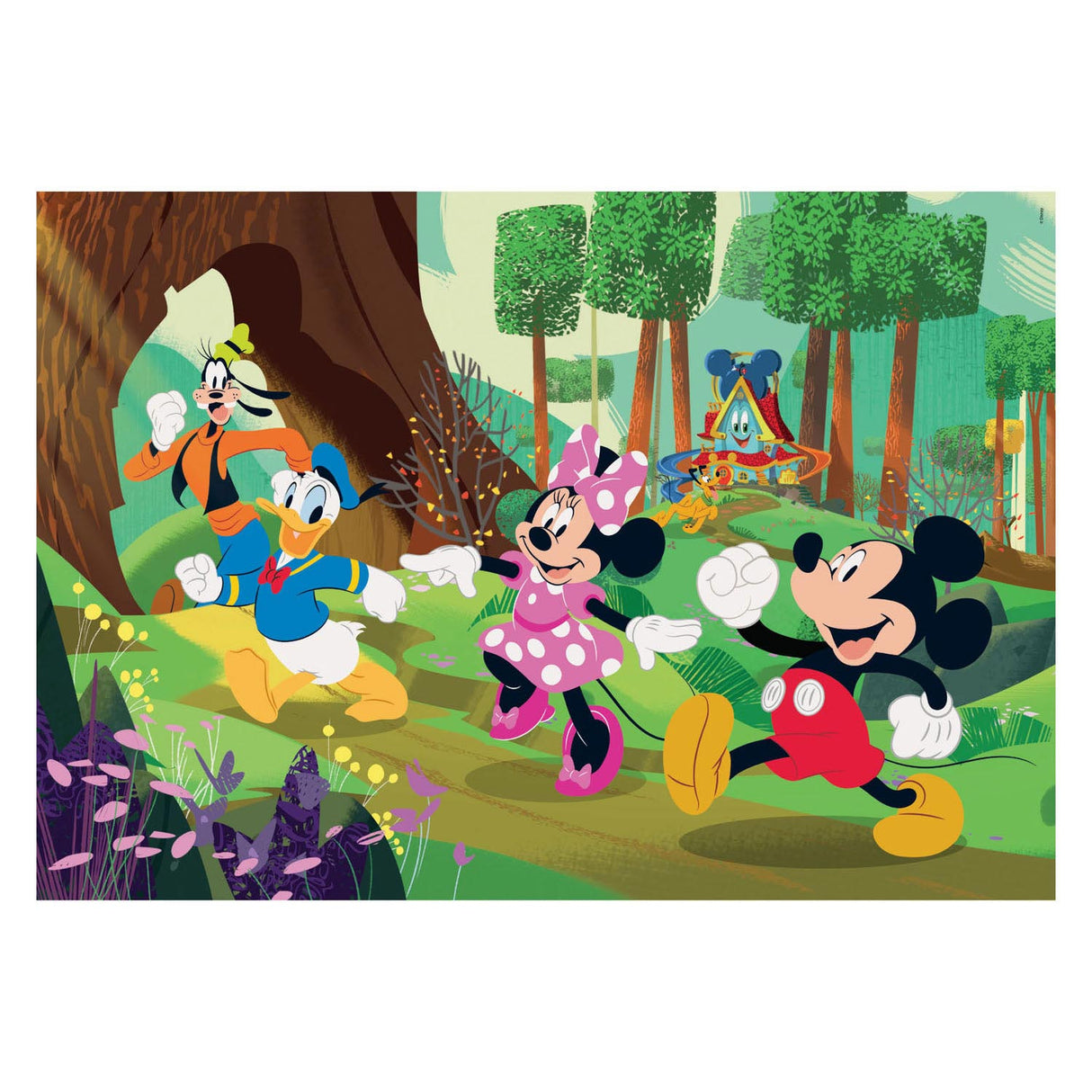 Clementi Maxi Jigsaw Puzzle Mickey in Friends, 104st.