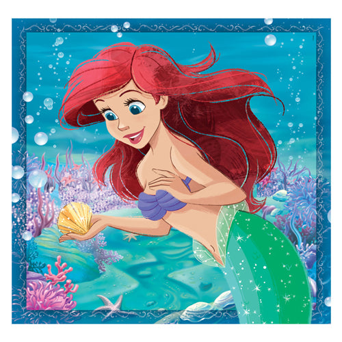 Disney LEG PUZZEL Super Color Square Princess, 3x48st.