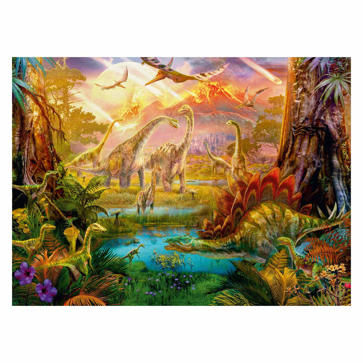 Ravensburger Land of the dinosaurs jigsaw puzzle, 500st.