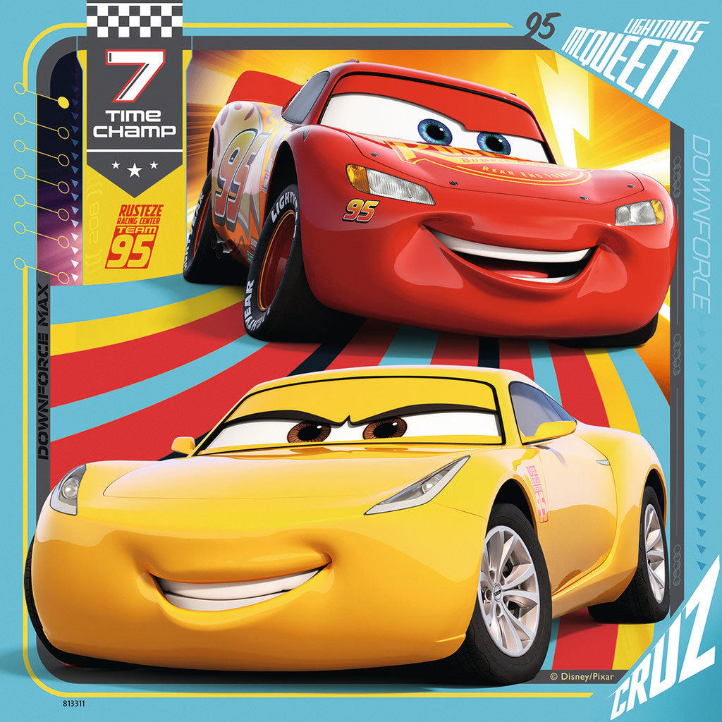 Ravensburger - Cars 3 Puzzle 3x49st.