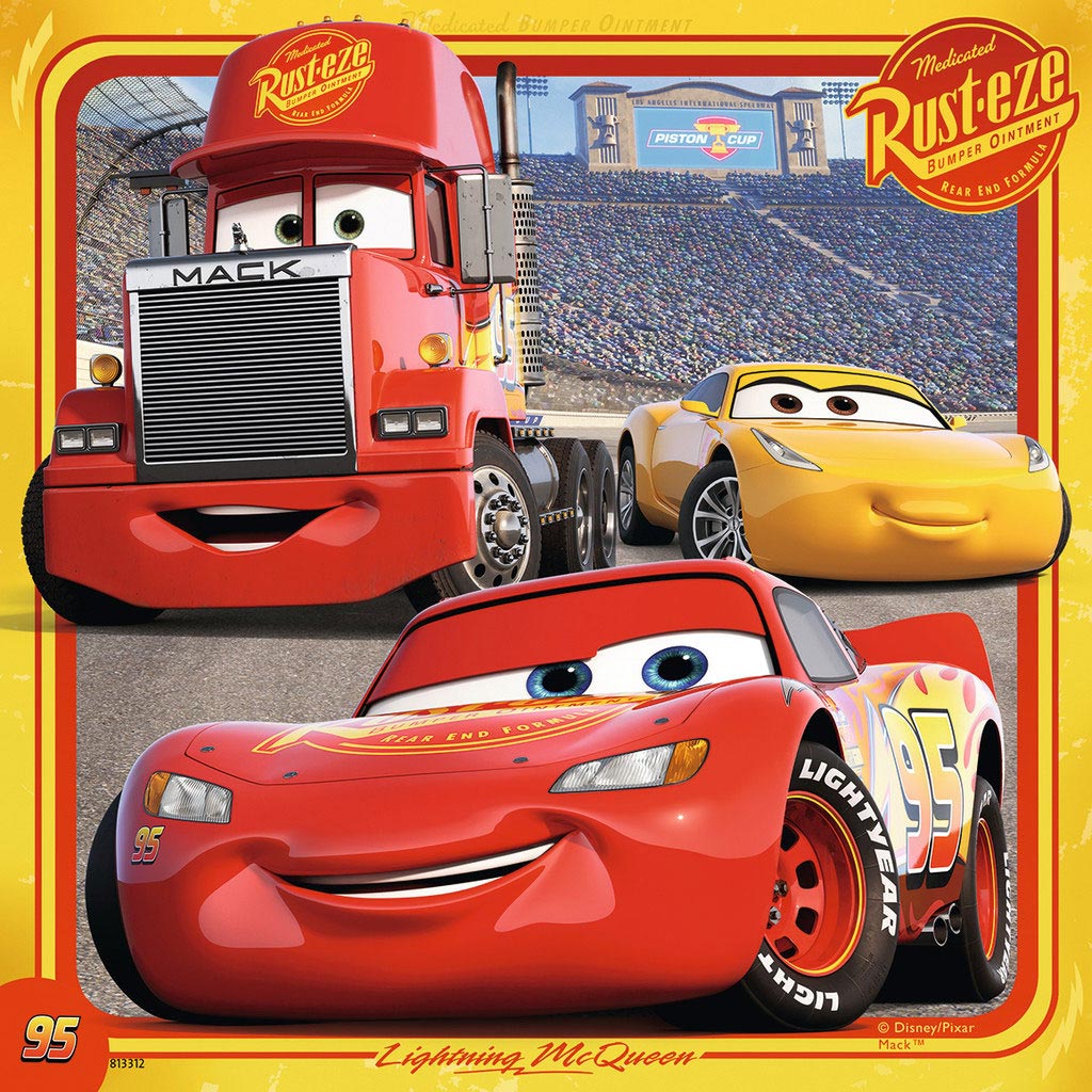 Ravensburger - Cars 3 Puzzle 3x49st.