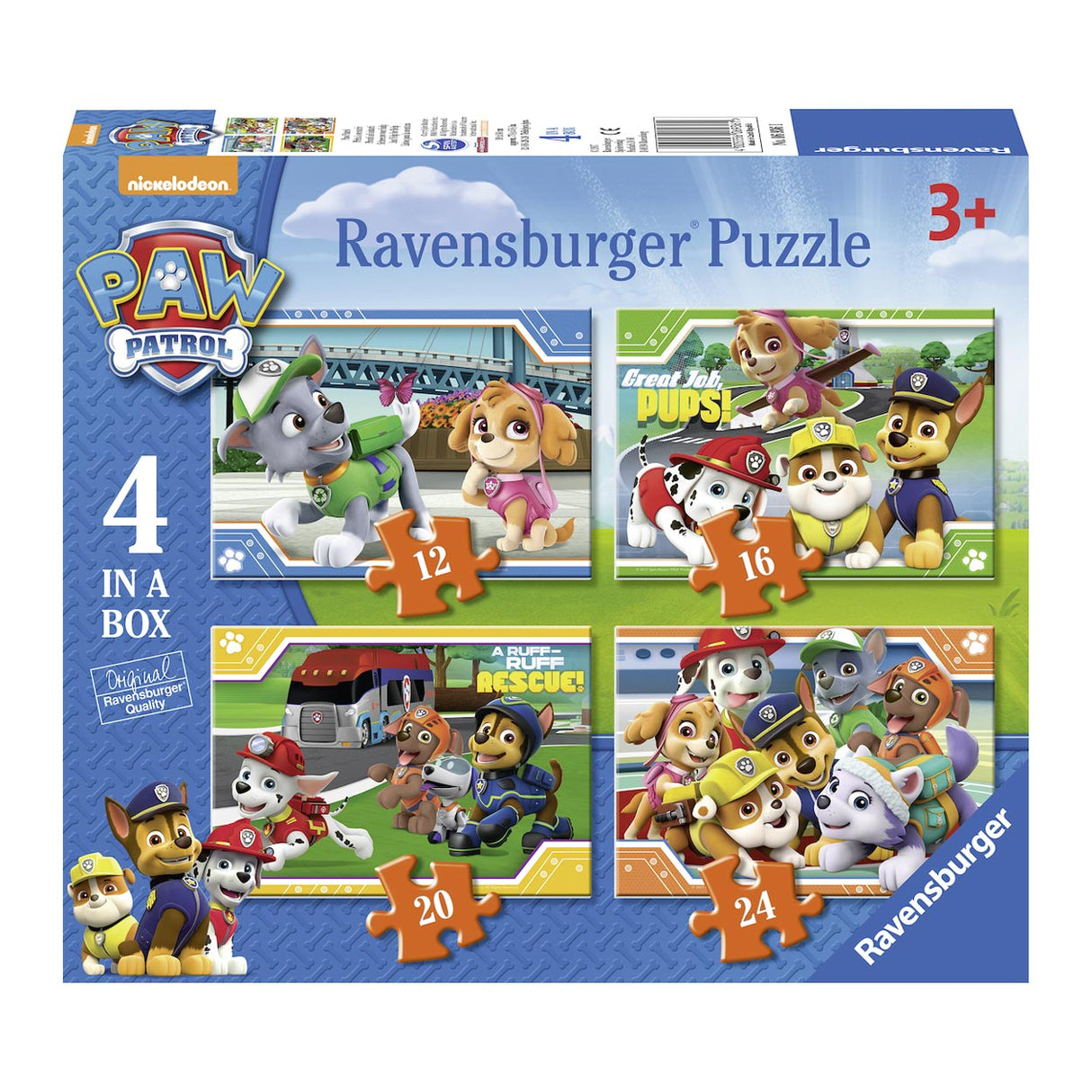 Ravensburger - Patrol Patrol Puzzle 4in1