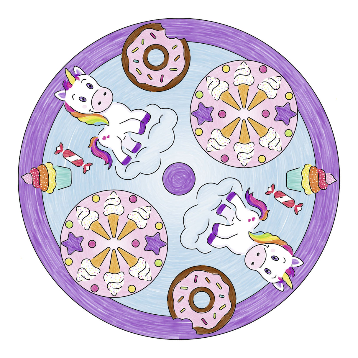 Mandala Designer 2in1 - Unicorn