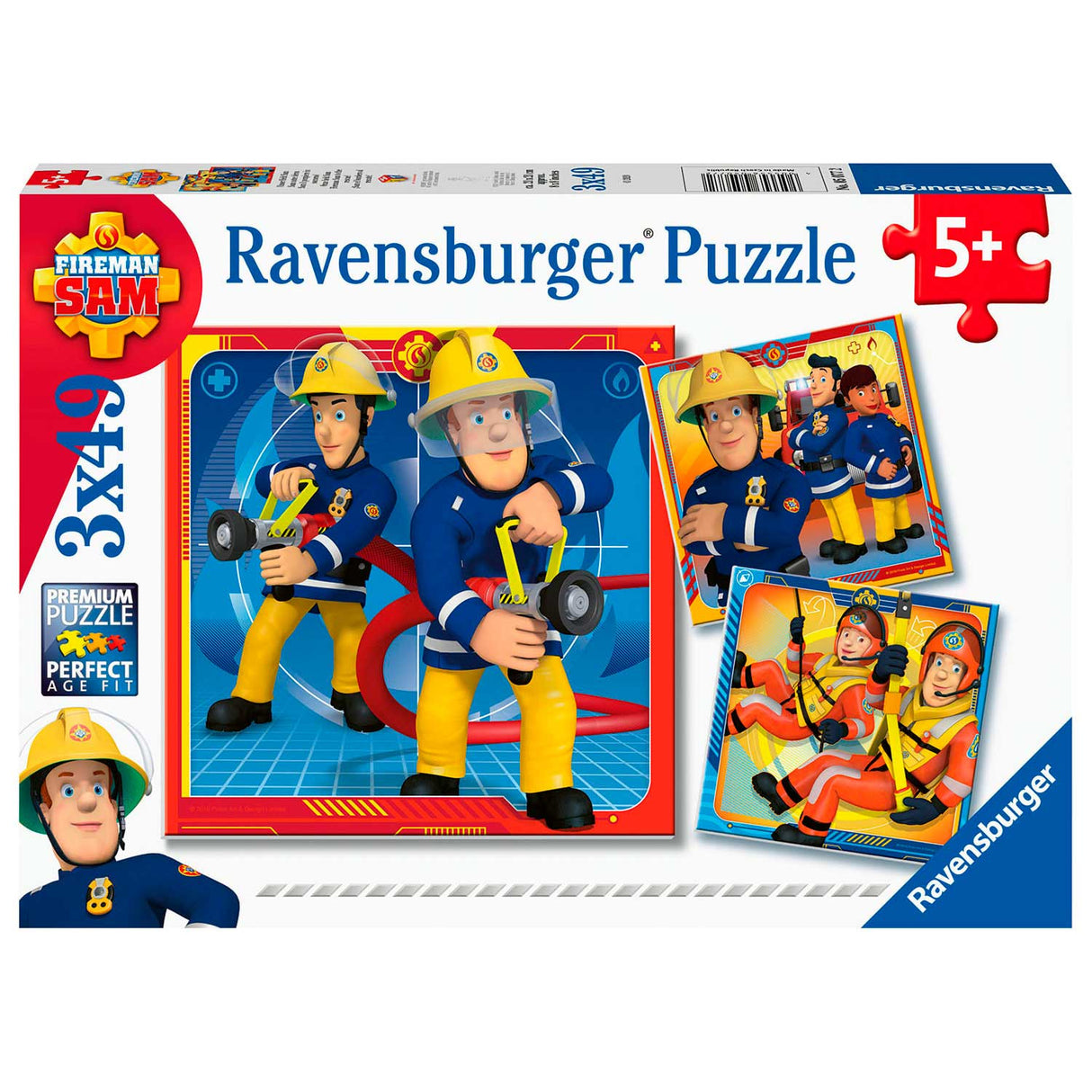 Ravensburger - Fireman Sam - Our hero Sam 3x49st.